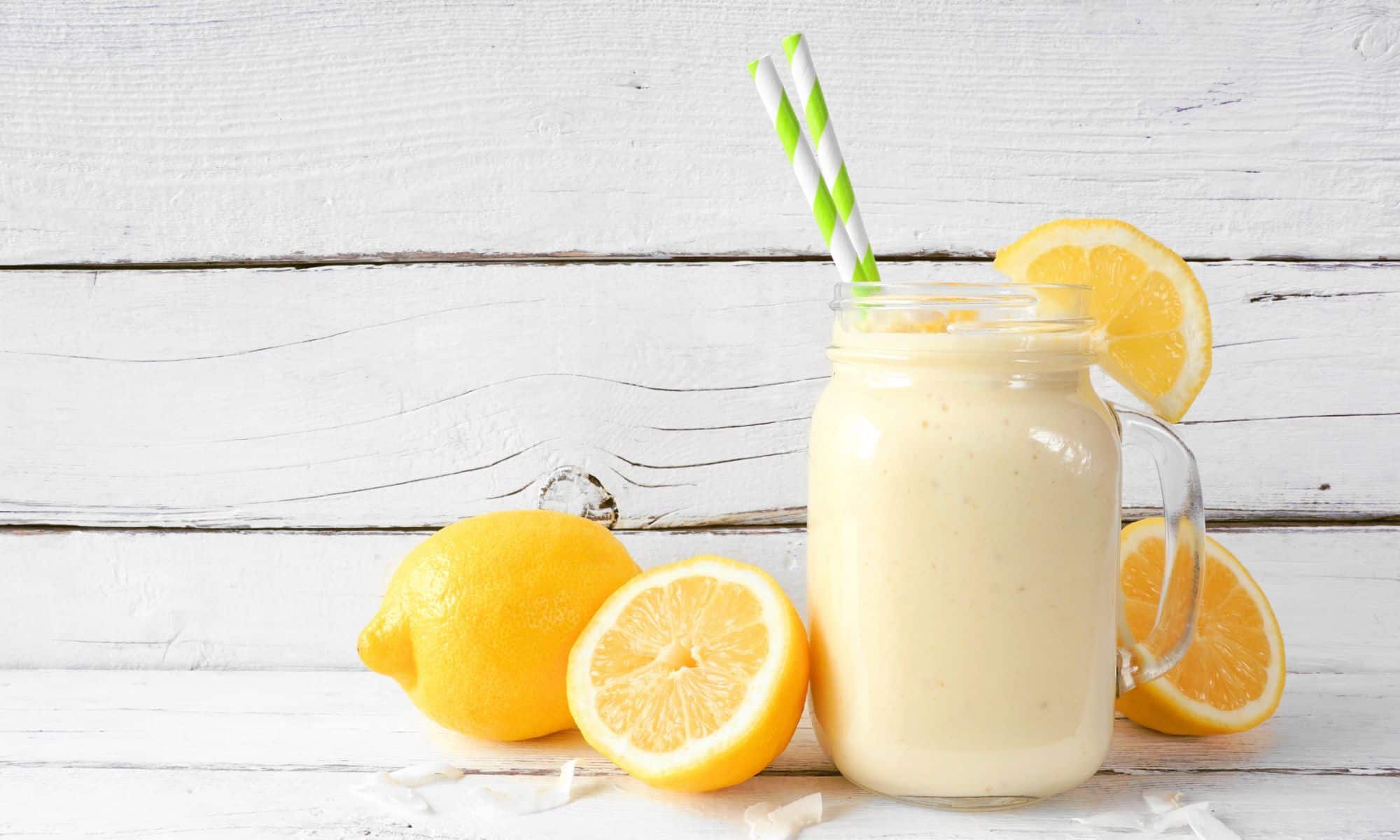 easy to make, refreshing Homemade Frosted Lemonade Recipe
